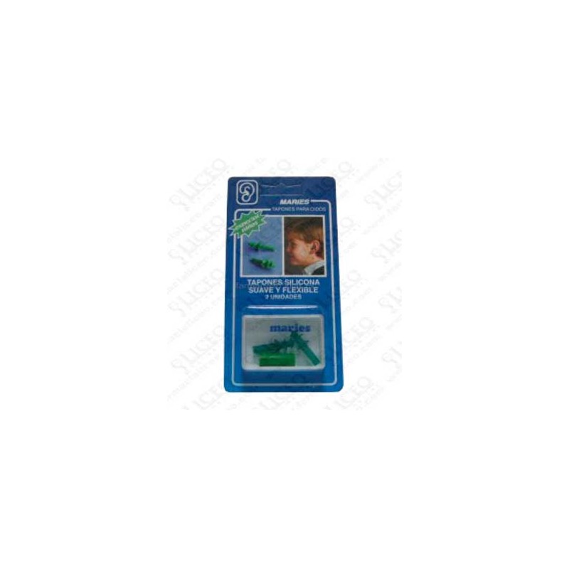 TAPONES OIDOS MARIES SILICONA NIÑO 2 UNIDADES