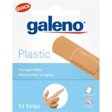 Galeno Plastic Apósito Adhesivo Color Piel 12 Unidades 72 mm x 19 mm