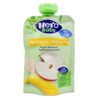 Hero Baby Manzana y Plátano 1 Bolsa 100 g