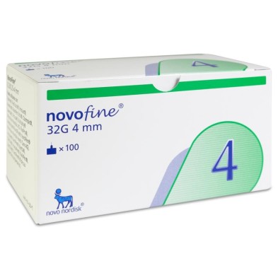 Aguja de Insulina Novofine 100 Unidades 32 g (0,23/0,25 x 4 mm)