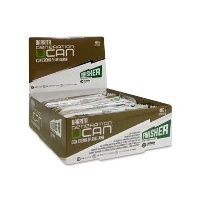 Finisher Barritas Generation Ucan con Crema de Avellana 12 Unidades 40 g