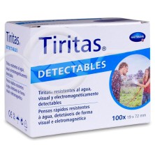 Tiritas Detectables Apósito Adhesivo 100 Unidades 72 mm x 19 mm