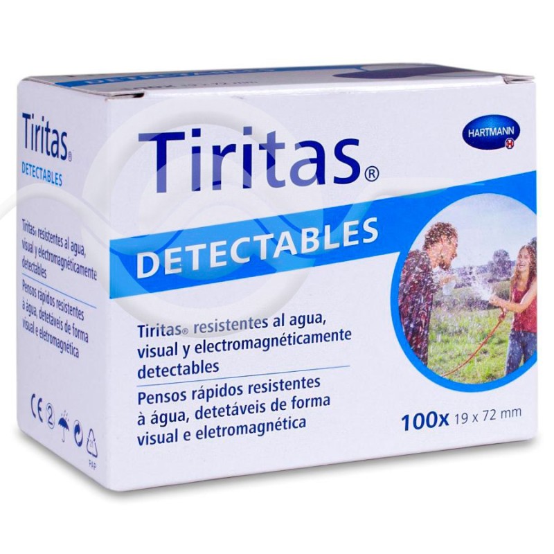 Tiritas Detectables Apósito Adhesivo 100 Unidades 72 mm x 19 mm