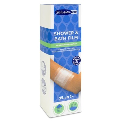 Salvelox Med Shower & Bath Film Apósito Adhesivo 1 Unidad 1 m x 15 cm