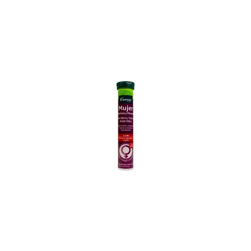 Kneipp Mujer Vitaminas y Minerales 15 Comprimidos Efervescentes Sabor Mango y Maracuya