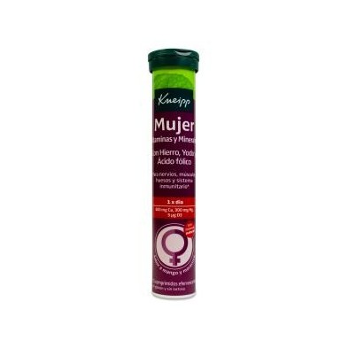 Kneipp Mujer Vitaminas y Minerales 15 Comprimidos Efervescentes Sabor Mango y Maracuya