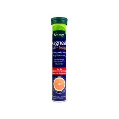 Kneipp Magnesio 375 Energy 15 Comprimidos Efervescentes Sabor Naranja Sanguina