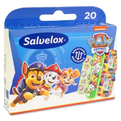 Salvelox Apósito Adhesivo Paw Patrol 20 Tiras Surtidas