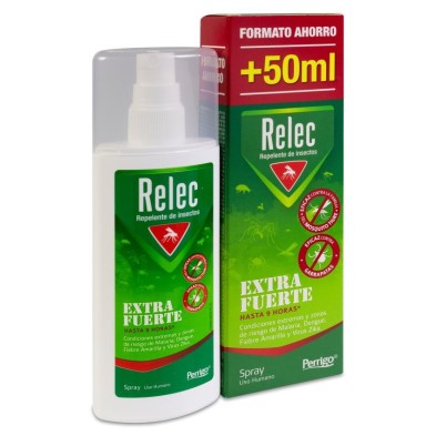 Relec Extrafuerte Repelente de Mosquitos Spray Xl 1 Envase 125 ml