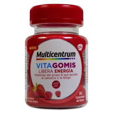 Multicentrum Vitagummy Energy 30 Caramelos de Goma Sabor Frutos Rojos