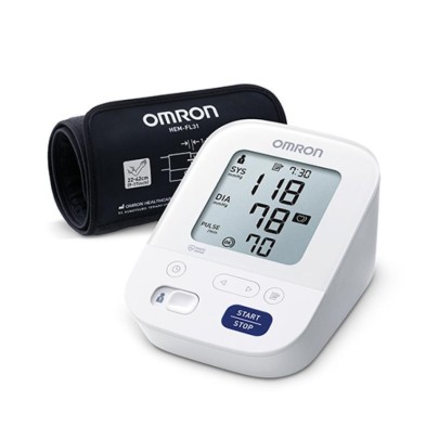 Monitor de Presión Arterial Automatico de Brazo Omron m3 Comfort Afib 1 Unidad Ref. hem-7196-fle