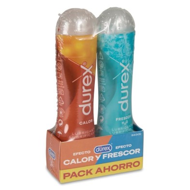 Durex Calor + Frescor Lubricantes 2 Envases 50 ml Pack Duplo
