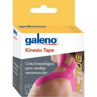Galeno Kinesio Tape 1 Unidad 5 m x 5 cm Color Rosa