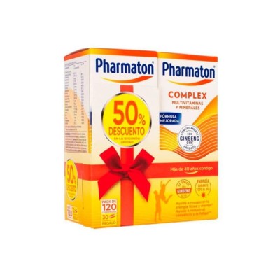 Pharmaton Complex 2 Envases 60 Comprimidos Pack Promocional