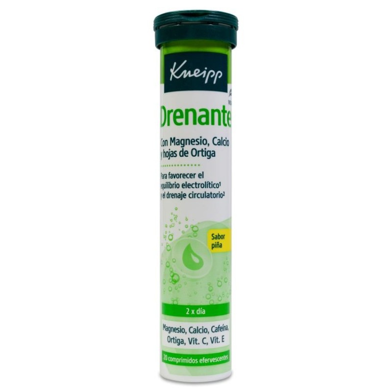Kneipp Drenante 20 Comprimidos Efervescentes Sabor Piña