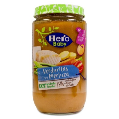 Hero Baby Verduritas con Merluza 1 Tarro 235 g