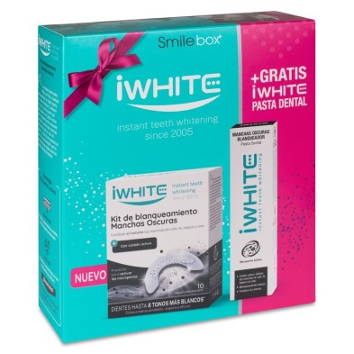 Iwhite Pack Kit Manchas 10 Moldes + Pasta Natural 1 Envase 75 ml Pack Promo