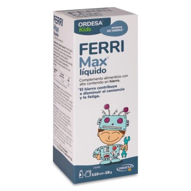 Ferrimax Liquido 1 Frasco 110 ml + 2 Sobres 9 g