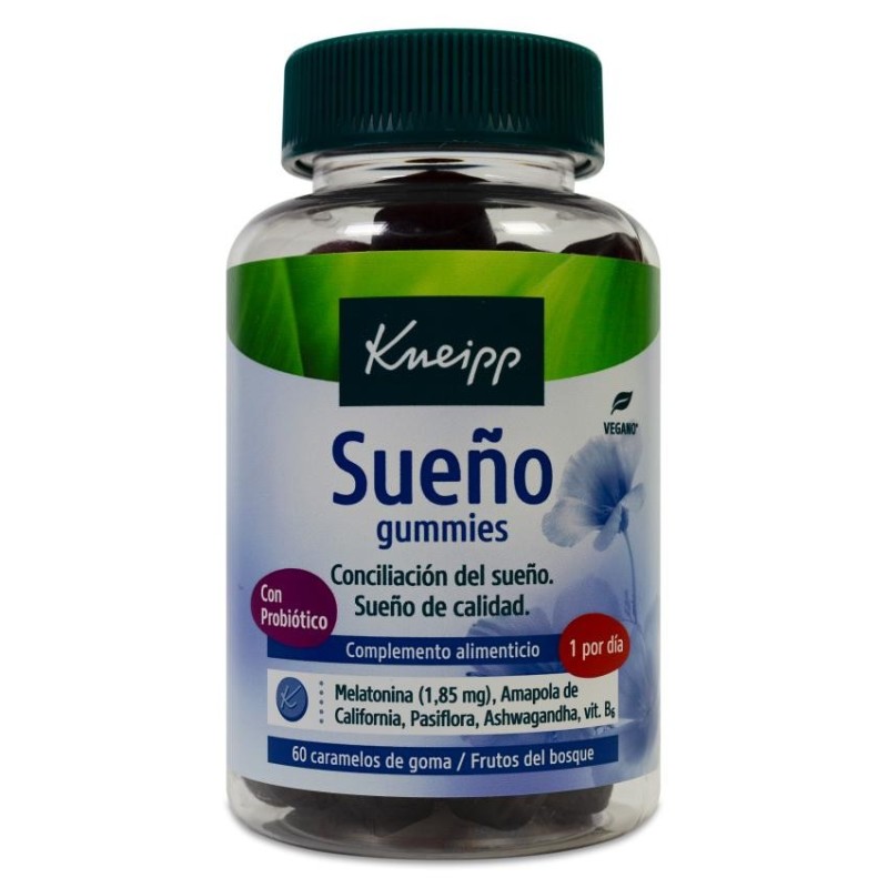 Kneipp Sueño 60 Gummies Sabor Frutos del Bosque