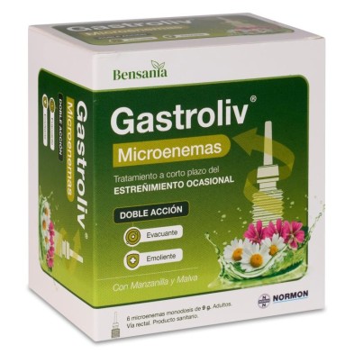 Gastroliv Microenemas Bensania 6 Unidades 9 g