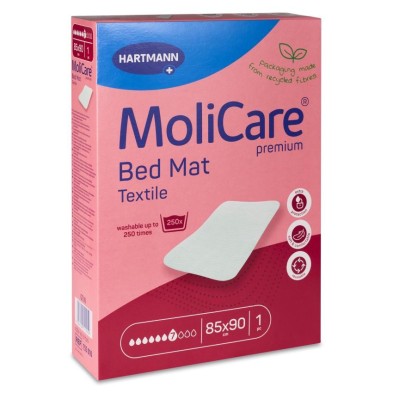Empapador Reutilizable Molicare Bed Mat Textile 1 Unidad 90 cm x 85 cm