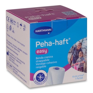 Venda Elastica Cohesiva Peha-haft Easy White 1 Unidad 4 m x 6 cm