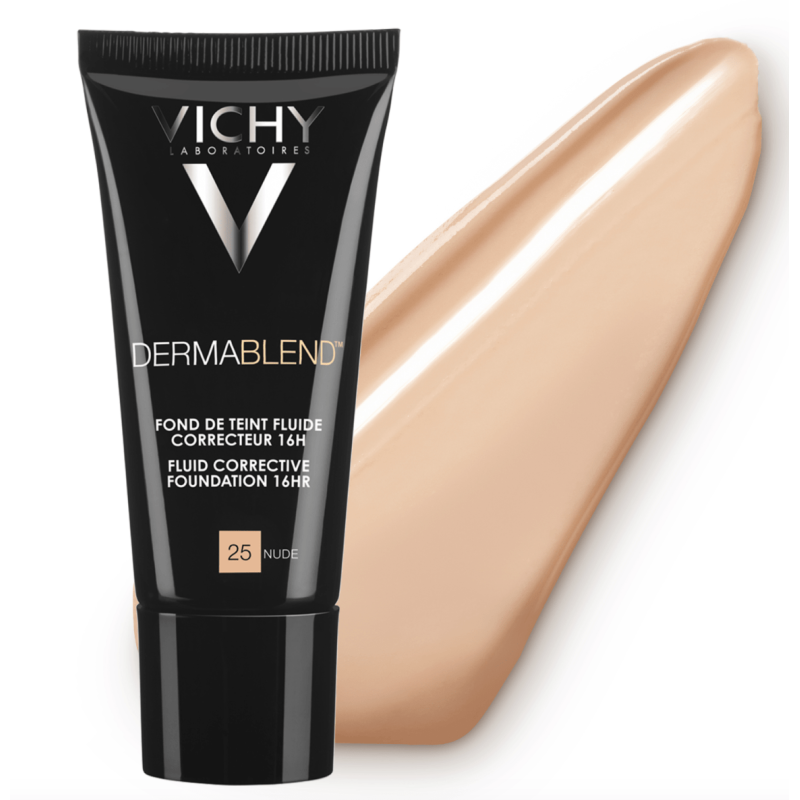 DERMABLEND FONDO DE MAQUILLAJE CORRECTOR VICHY 30 ML 25 NUDE