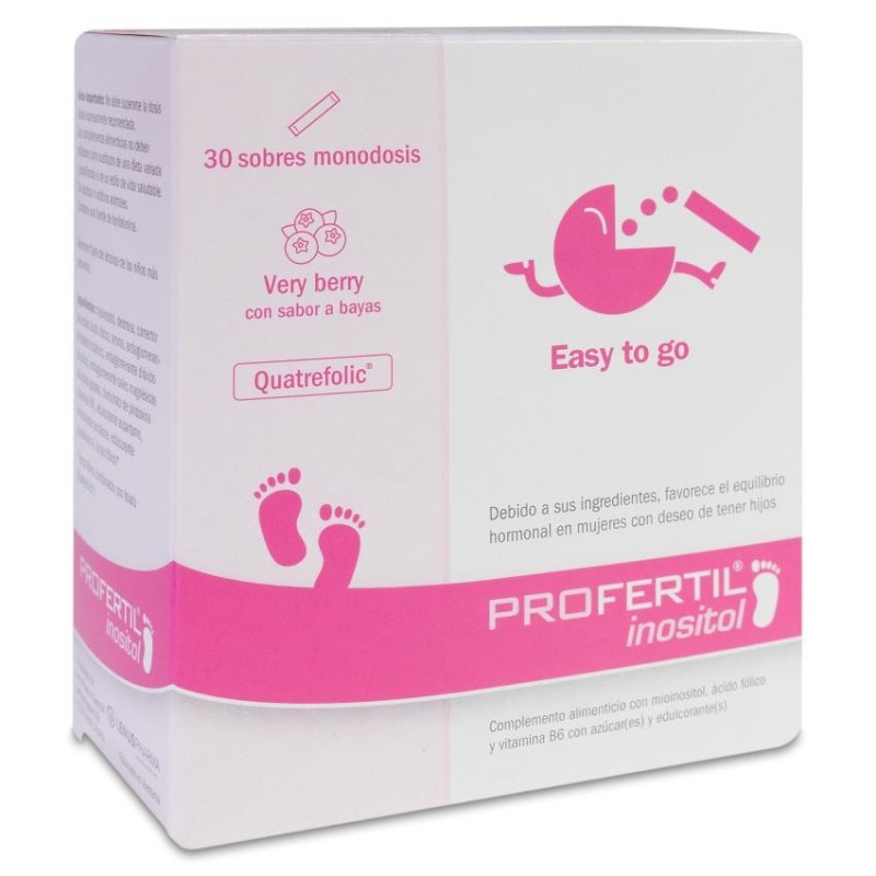 Profertil Inositol 30 Sobres Monodosis 3 g Sabor a Bayas