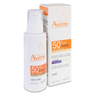 EAU Thermale Avene Fluido Antiedad Alta Protección SPF 50+ 1 Envase 40 ml