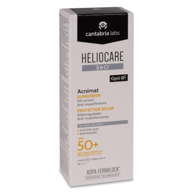 Heliocare 360º SPF 50+ Acnimat Protector Solar 1 Envase 50 ml