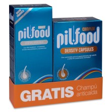 Pilfood Complex Density + Pilfood Direct Champú Anticaída 60 Cápsulas + 1 Envase 200 ml Pack Regalo
