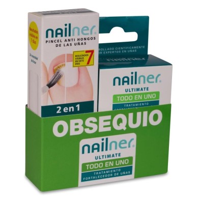 Nailner Ultimate + Nailner Pincel 2 en 1 1 Envase 10 ml