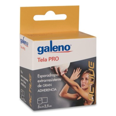 Esparadrapo Galeno Tela Pro 1 Unidad 5 m x 2,5 cm Color Piel