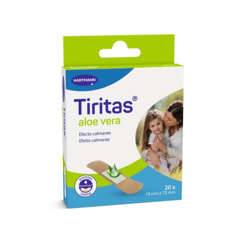 Tiritas Aloe Vera Apósito Adhesivo 20 Unidades 72 mm x 19 mm