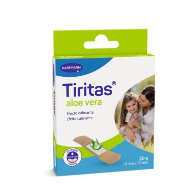 Tiritas Aloe Vera Apósito Adhesivo 20 Unidades 72 mm x 19 mm