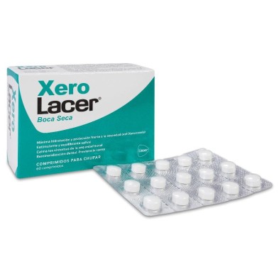 Xerolacer Boca Seca 60 Comprimidos para Chupar Sabor Cítrico Fresco