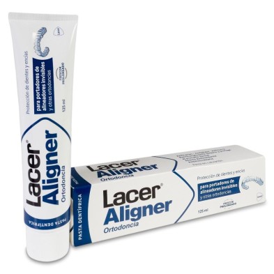 Lacer Aligner Ortodoncia Pasta Dentífrica sin Coloracion 1 Tubo 125 ml Sabor Menta
