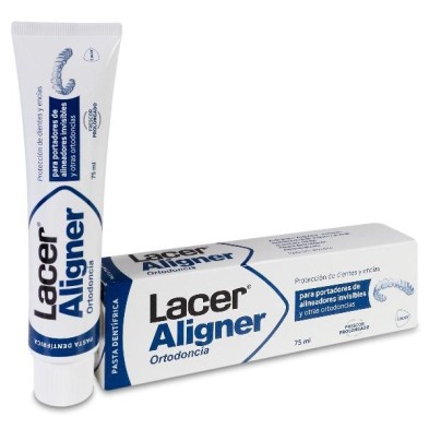 Lacer Aligner Ortodoncia Pasta Dentífrica sin Coloracion 1 Tubo 75 ml Sabor Menta
