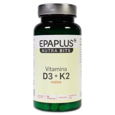 Epaplus Nutrabits Vitamina D3 + Vitamina K2 90 Cápsulas