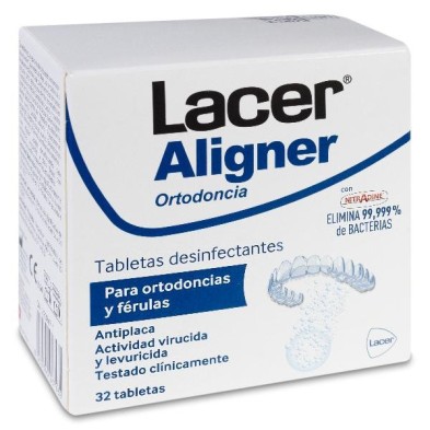 Lacer Aligner Tabletas Desinfectantes 32 Tabletas
