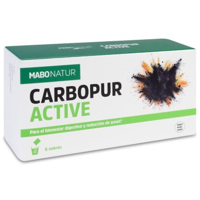 Mabonatur Carbopur Active 6 Sobres 1,8 g Sabor Melocotón