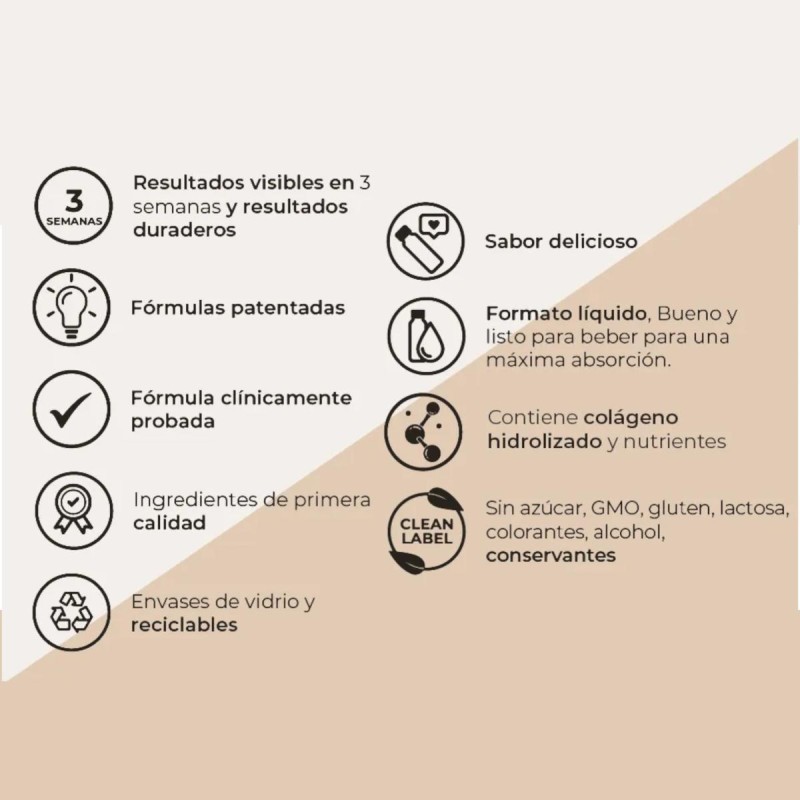 PURE GOLD COLLAGEN 500 ML (10 FRASCOS X 50ML)