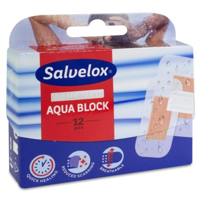 Salvelox Aqua Block Apósito Adhesivo 12 Unidades