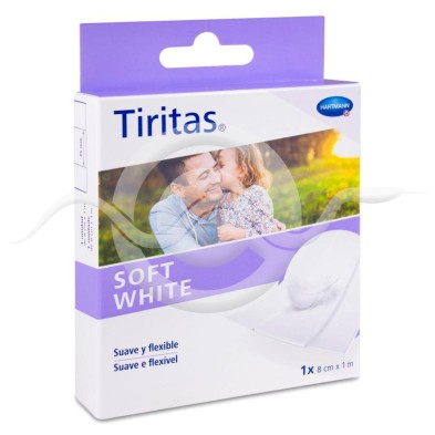 Tiritas Soft White Apósito Adhesivo 1 Unidad 1 m x 8 cm