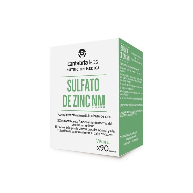 Sulfato de Zinc Nm 90 Cápsulas