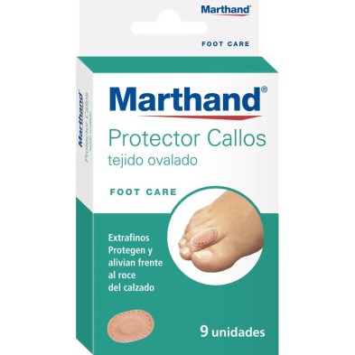 Marthand Protector Callos Tejido Ovalado 9 Unidades