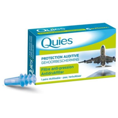 Tapones Oídos Protección C Filtro Ceramico Quies Antipresion Earplanes Viajes Adulto 2 Unidades