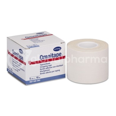 Esparadrapo Omnitape Vendaje Inelastico Deportivo 1 Unidad 10 m x 5 cm