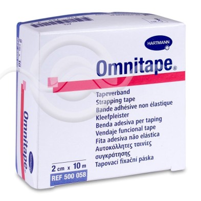 Esparadrapo Omnitape Vendaje Inelastico Deportivo 1 Unidad 10 m x 2 cm
