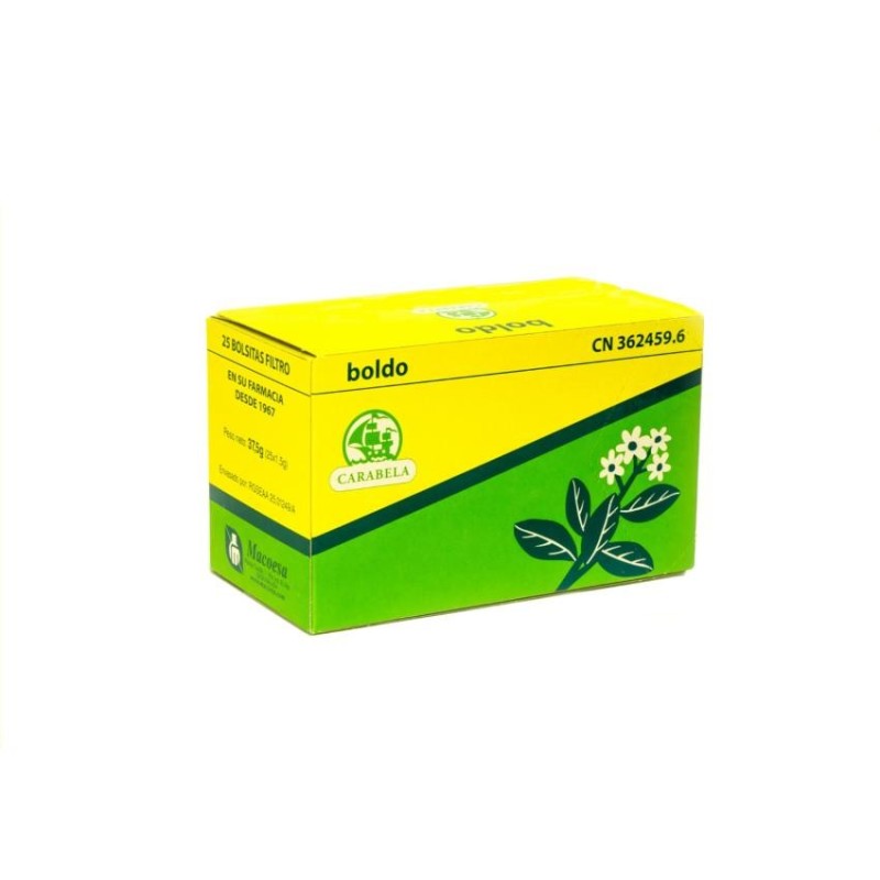 Boldo Carabela 25 Filtros 1,5 g